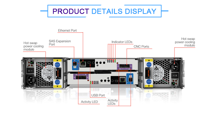 500W Power Supply 24 Bay Storage Chassis Ideal for Rf Buffet Food Warmer Arm 2U Server