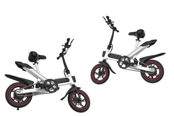 Portable Adult Folding Electric Bike Lithium Battery Powered For Travel Leisure