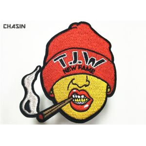 China High Colorfastness Custom Applique Patches Head Portrait Decorative Patches on sale