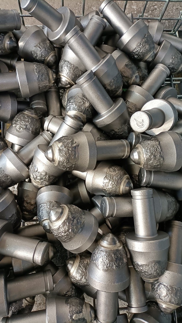 Round Shank Bit Tungsten Carbide Drilling Tools For Coal Mining Flight Auger