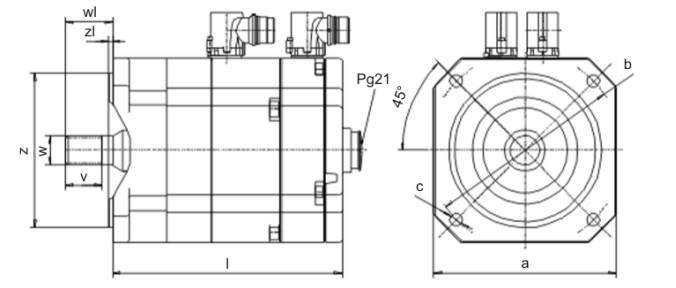 Robot Spare Parts Motor Used In Kuka Robotics ME_270_180_30_S0 Fast Response