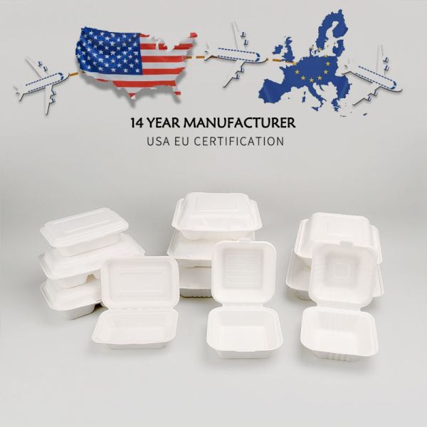 Quality Compostable Biodegradable Food Containers for Takeaway & To-Go Packaging for sale