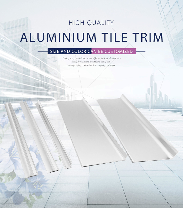 Waterproof Aluminum Skirting Board 150mm Floor Wall Coverd Home Decoration
