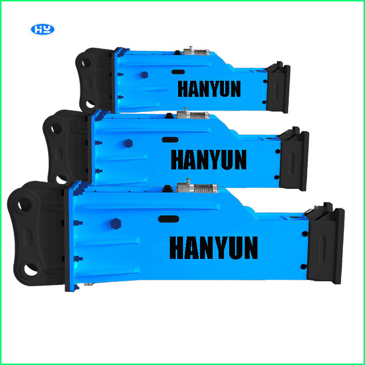 Blue 85mm Chisel Hydraulic Rock Breaker Skid Steer Excavator Hydraulic Hammer