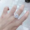 Buy cheap OEM Wedding 925 Sterling Silver Rings For Girl 8mm from wholesalers