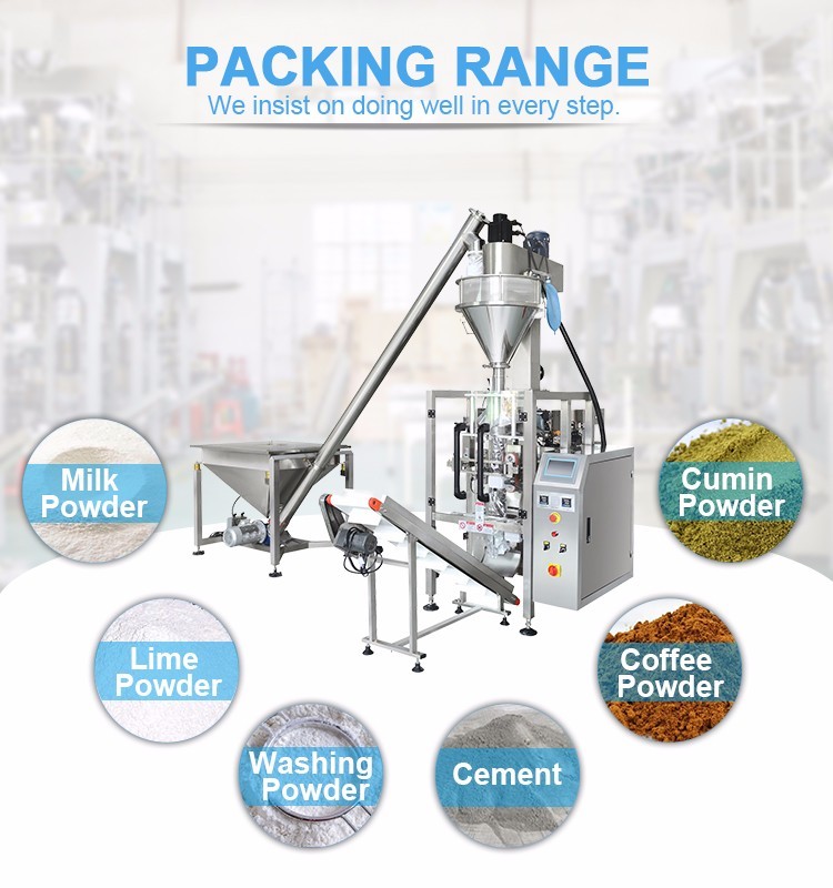 Masala / Medical / Moringa Powder Packing Machine Vertical Automatic