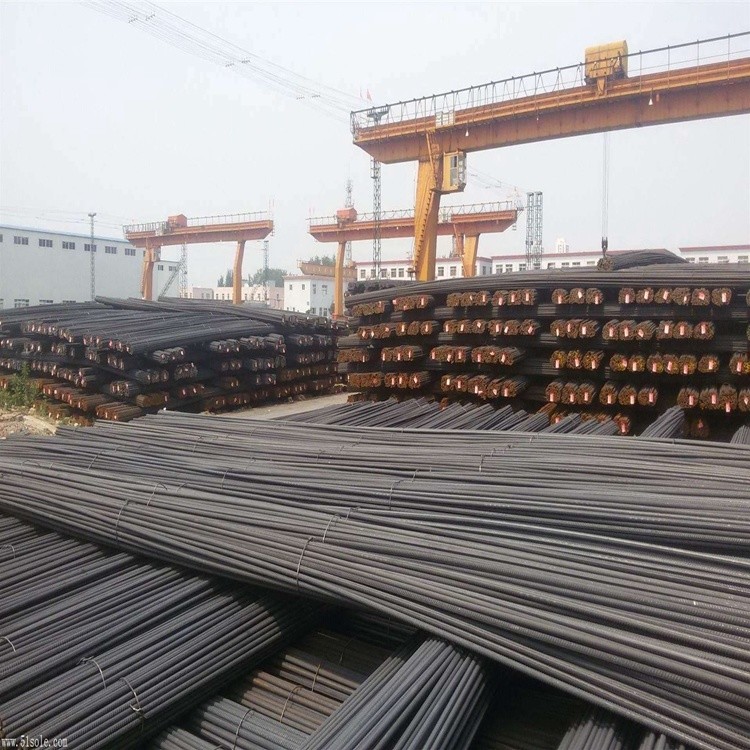 ASTM A53 A615 Steel Rebar Rod Deformed Round Bar Herringbone Shape