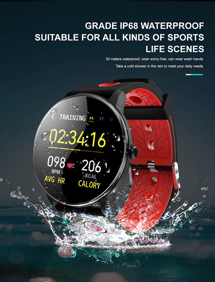 H25 Temperature Smart Ring 160mAh BLE4.0 Exercise Watch Band Equipment