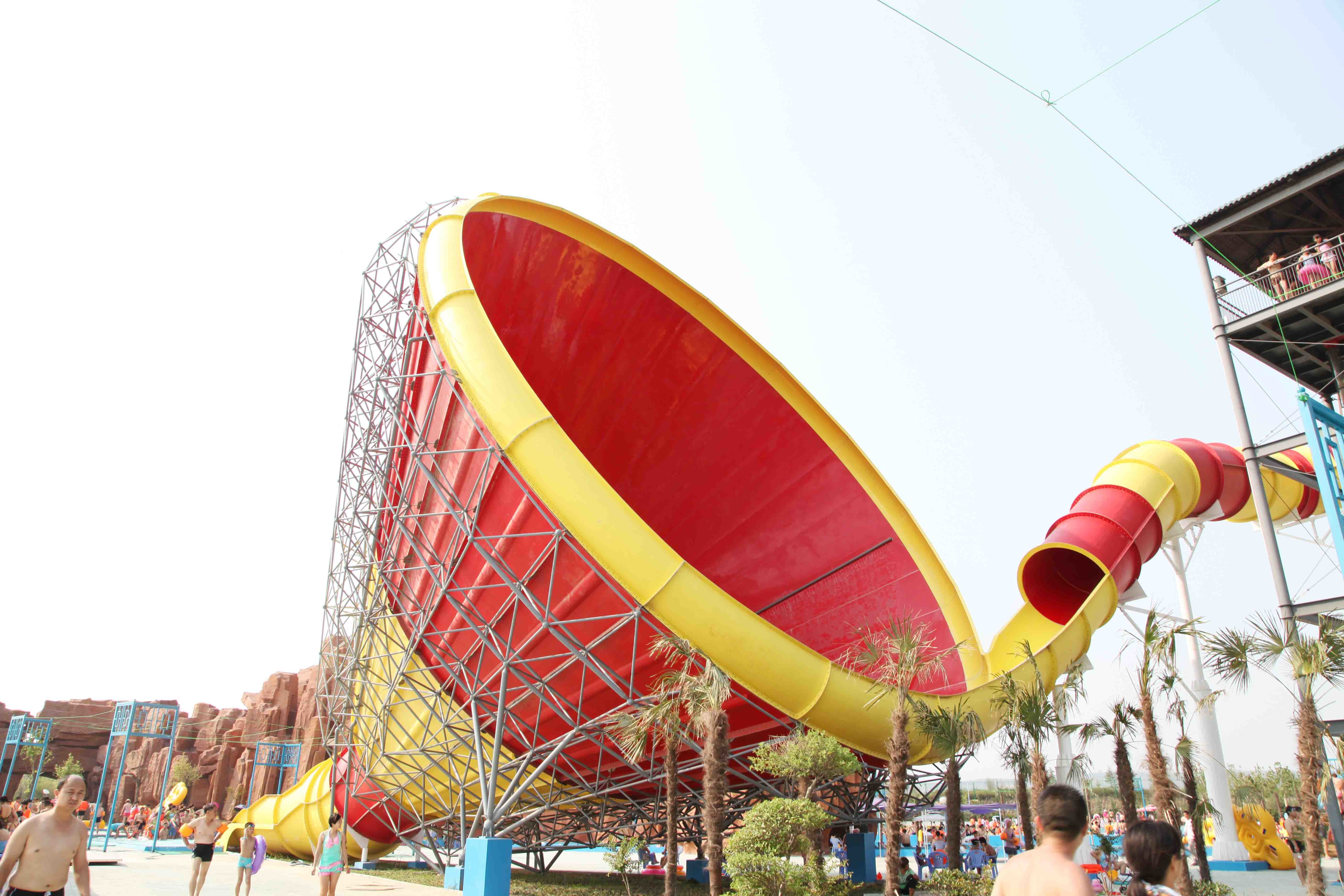 Water Park Equipment Super Tornado Water Slide Above Ground Pool Waterslide