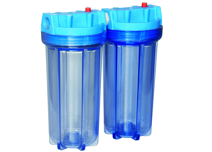 Counter Top Water Cartridge Filter Vessels With PP Cartridge Filter Housing For KDF GAC CTO Filter Cartridge