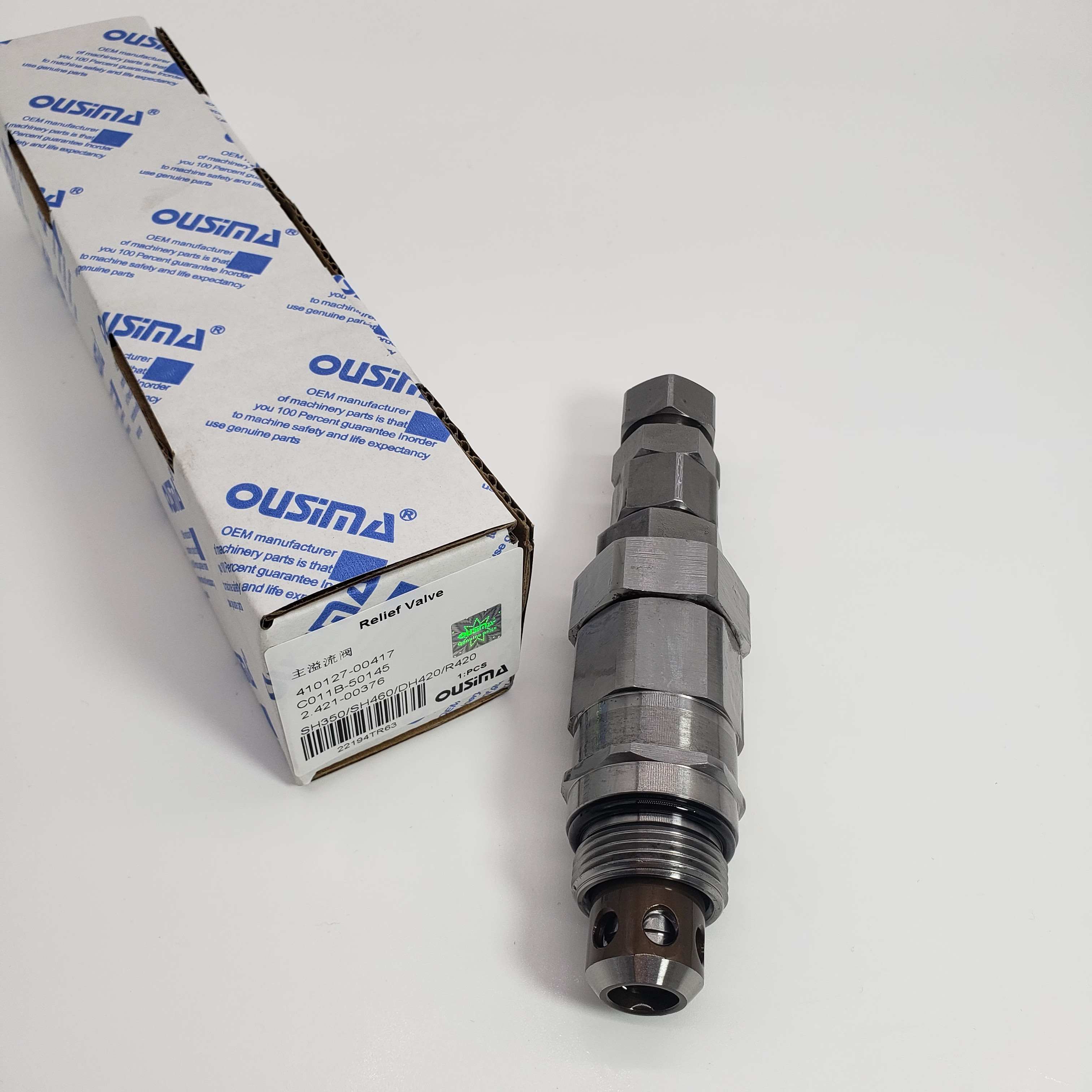 410127-00417 C11B-50145 2.421-00376 Relief Valve For DH420 HD1430 R375 SH350 SH460 DX480