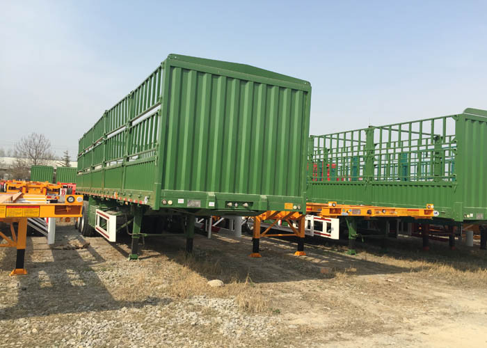 High Efficiency Storage Stake Semi Trailer Truck Flexible Various