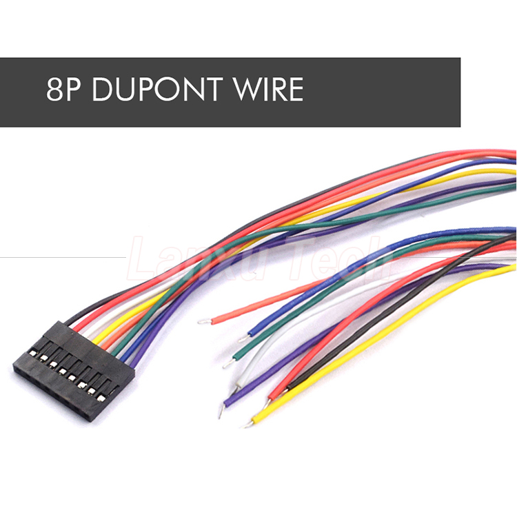 10cm 20cm 30cm 50cm 2 Pin 3 4 5 6 8 10 Pin Dupont 2.54mm Connector Cable Jumper Wire Harness