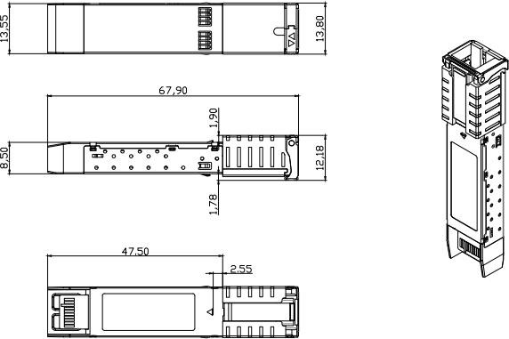 Huawei XGPON XGSPON Combo 2x11 22PIN OLT SFP+ Transceiver Module