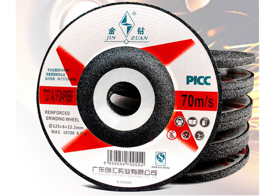 13370 Rpm Resin Grinding Wheel , 100 Angle Polishing Disc For Grinder