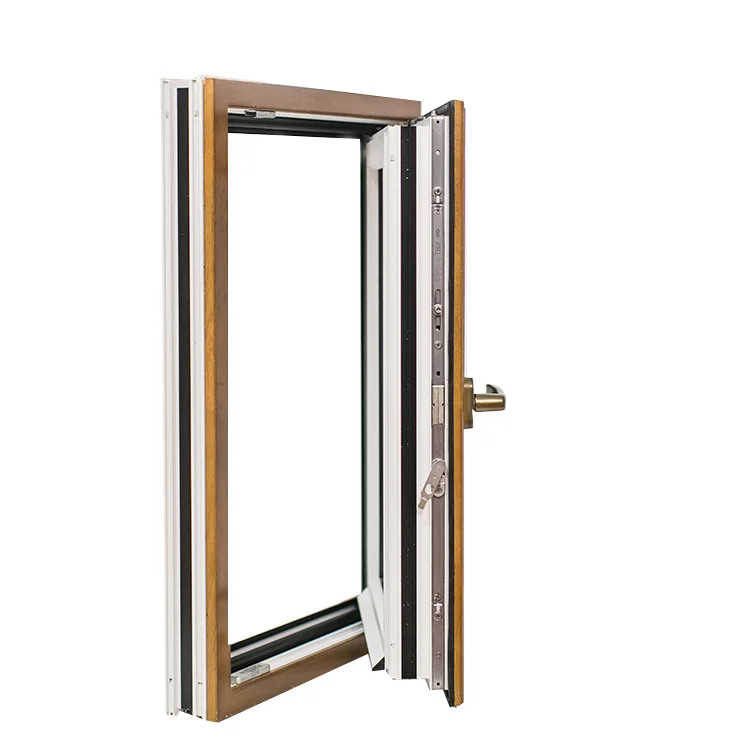 Double Glazing Glass Aluminum Tilt And Turn Windows High Security Tilt N Turn Windows