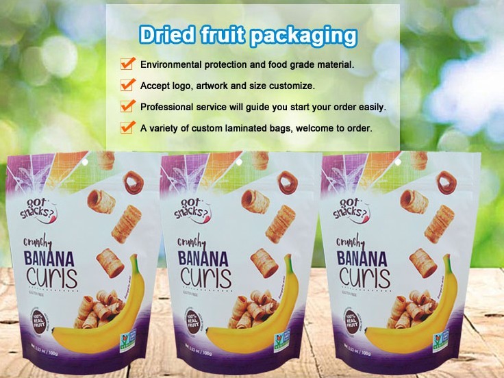 Laminated Material and zip lock fresh vegetable plastic bags / transparent k fruit packing bags