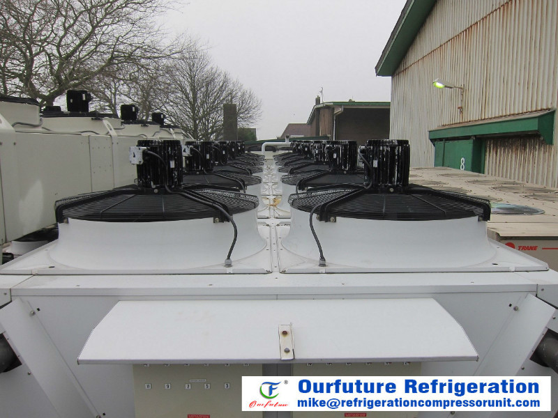 High Efficiency Room Cooling Unit Cold Storage Copper Tube Aluminum Fin Evaporator