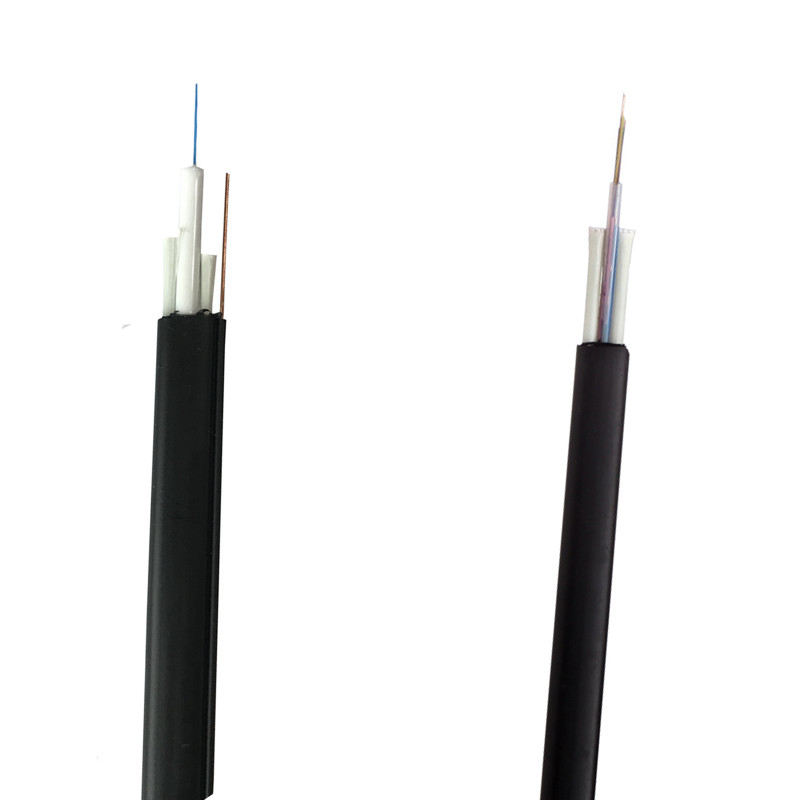 Toneable Dielectric Aerial Fiber Drop Cable FTTP With 24AWG Copper Wire