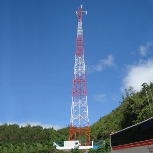 China Self Supporting Four Legged Lattice Steel Towers on sale