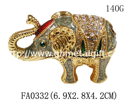 Indian elephant decorated Custom Made Jewelry Boxes animal gift box for jewelry wedding gift
