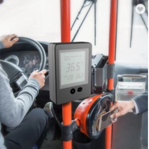 China Wall Mounted AI Visitor Thermometer Smart Wireless Doorbell on sale