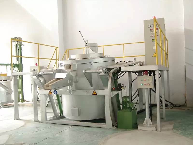 220V Automatic Aluminum Melting Furnace With Manual Control