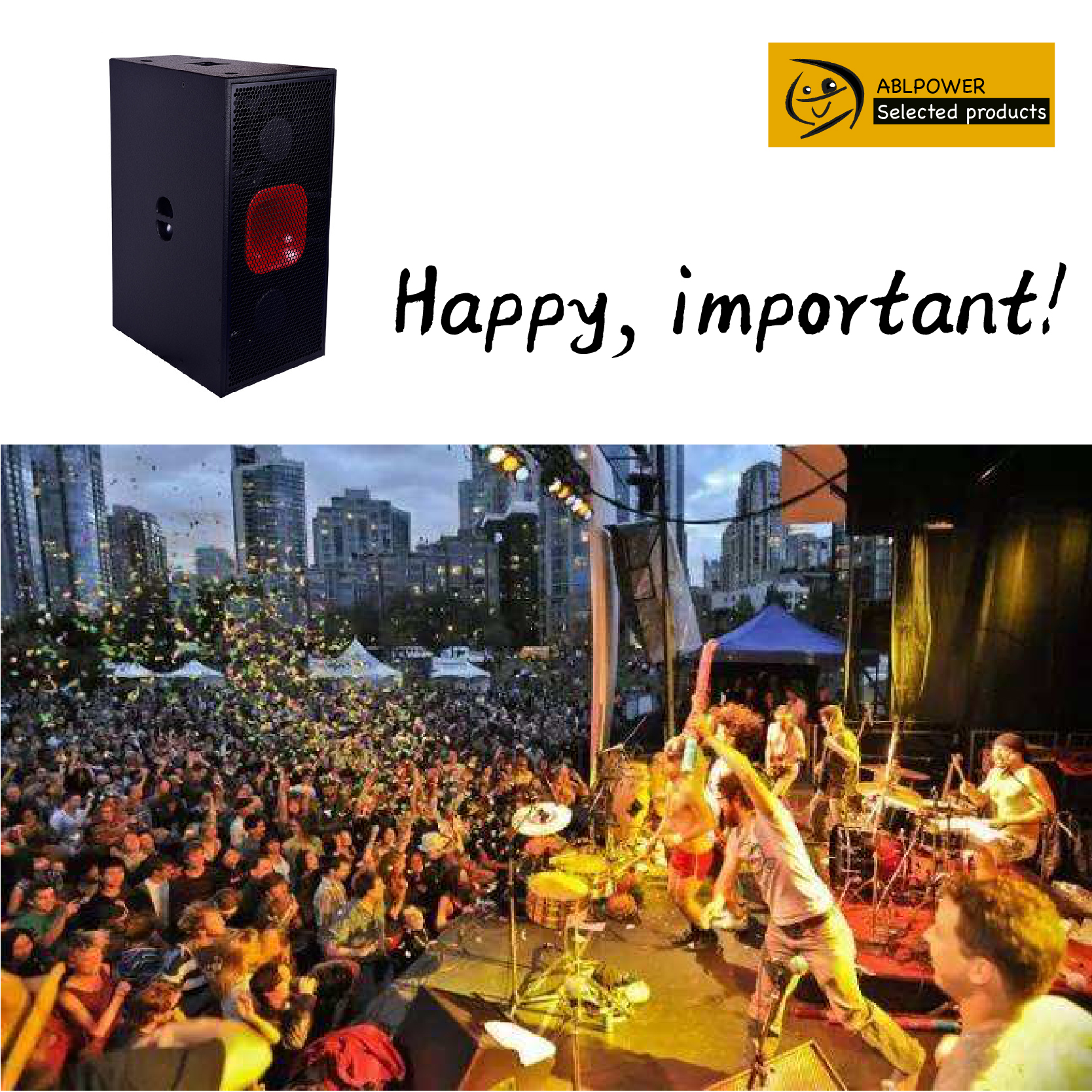 1000W Music Festival Speakers