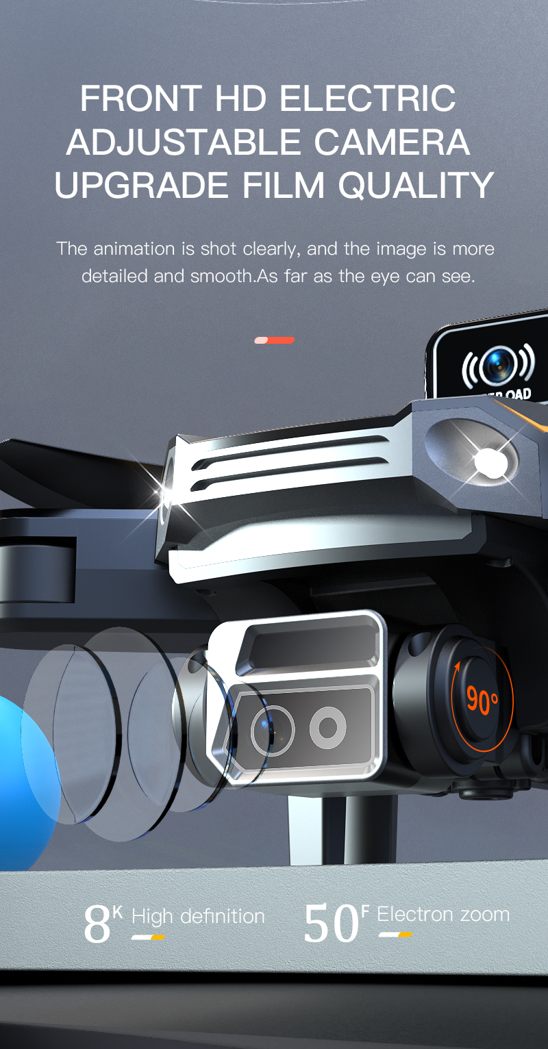 4k HD Camera Quadcopter Rechargeable Drone Expert Operator Skill Level Foldable Aircraft Free Shipping Adults