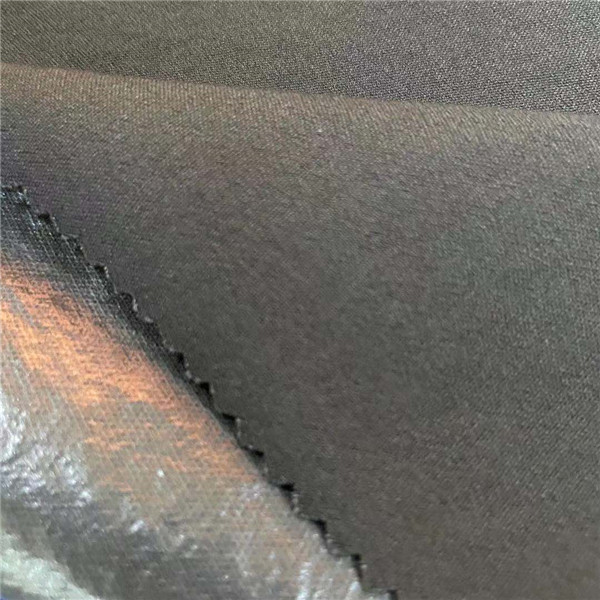 100% Nylon Plain Winter Breaker Fabric With TPU Backing 200D*250D 190gsm 150cm
