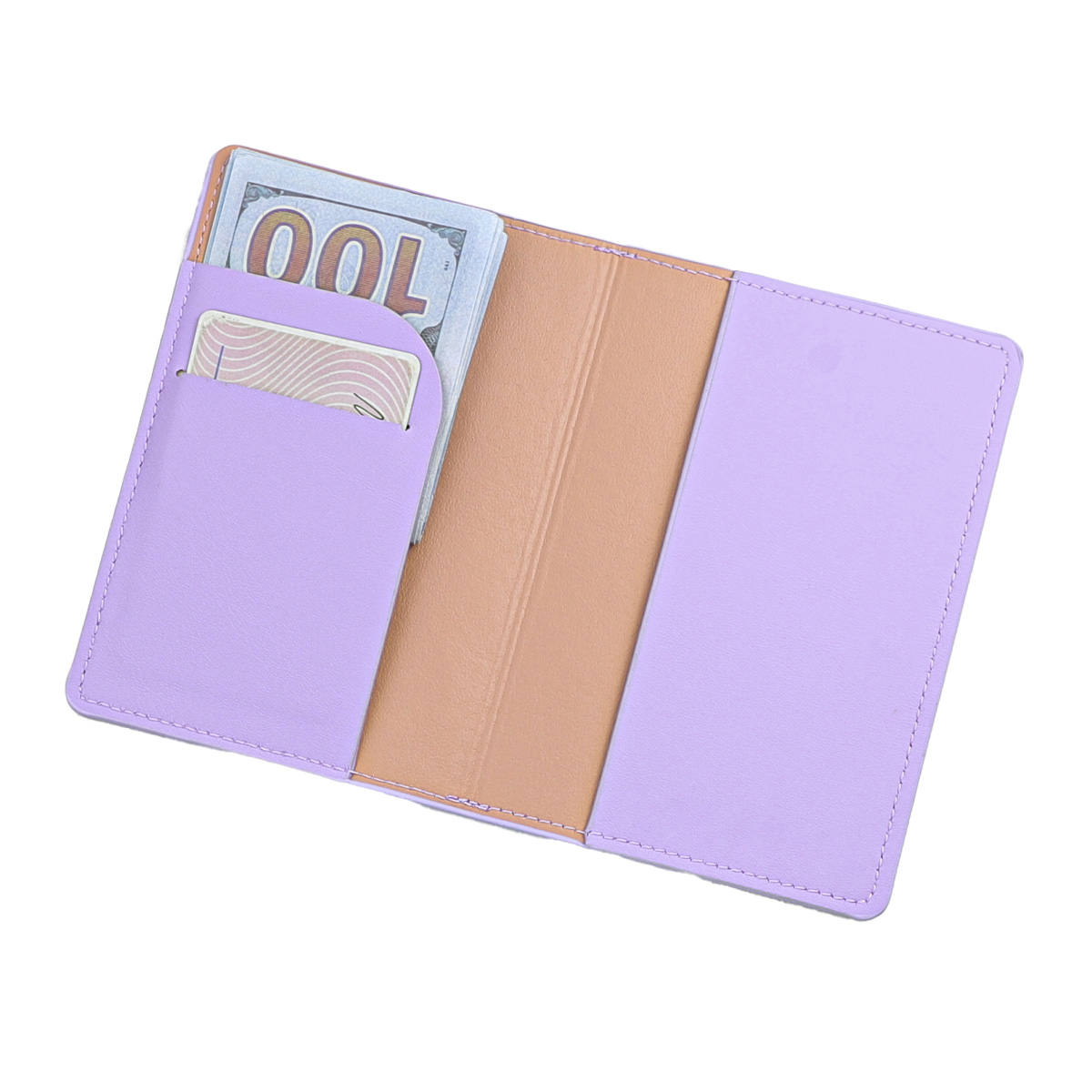 Passport Cover Wallet PU Leather Travel Card Holder Custom Logo UV Printing Unisex 2024