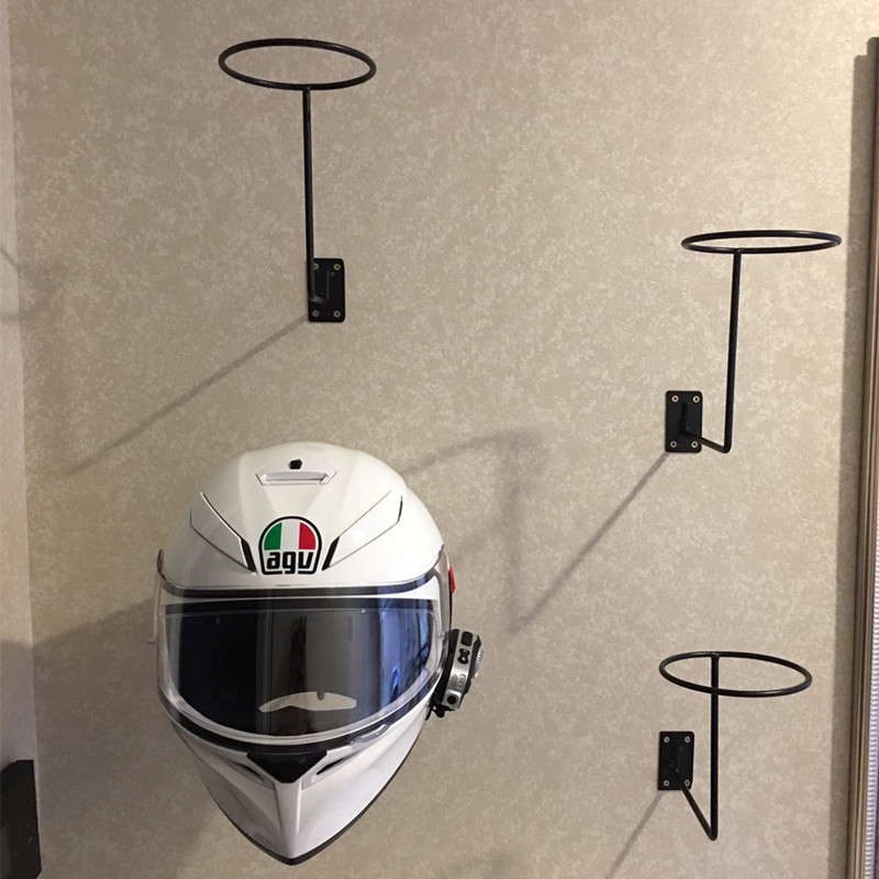 Standard Wall Mounted Helmet Hat Rack Display Rack for ISO9001 Rohs CE Standards