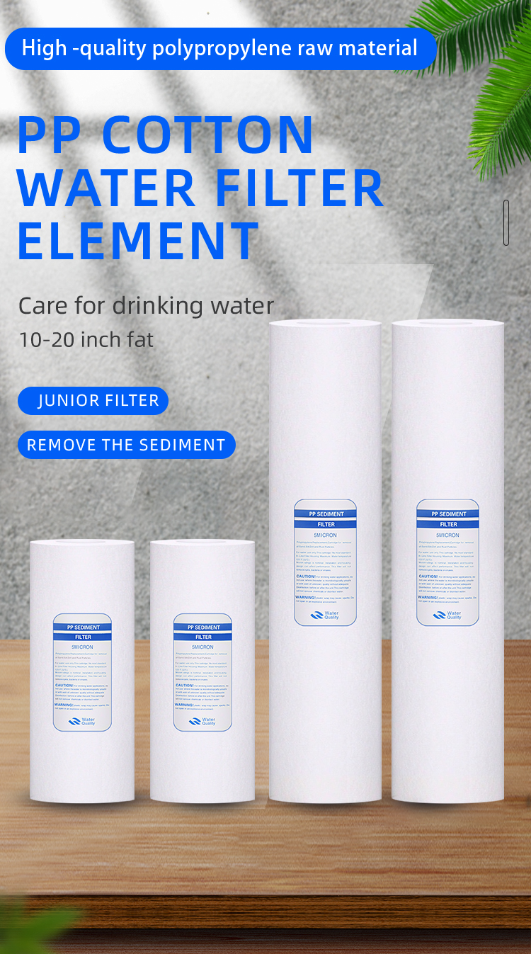 10 Inch 5 Micron PP Jumbo Sediment Melt Blown Cartridge for Effective Water Filtration