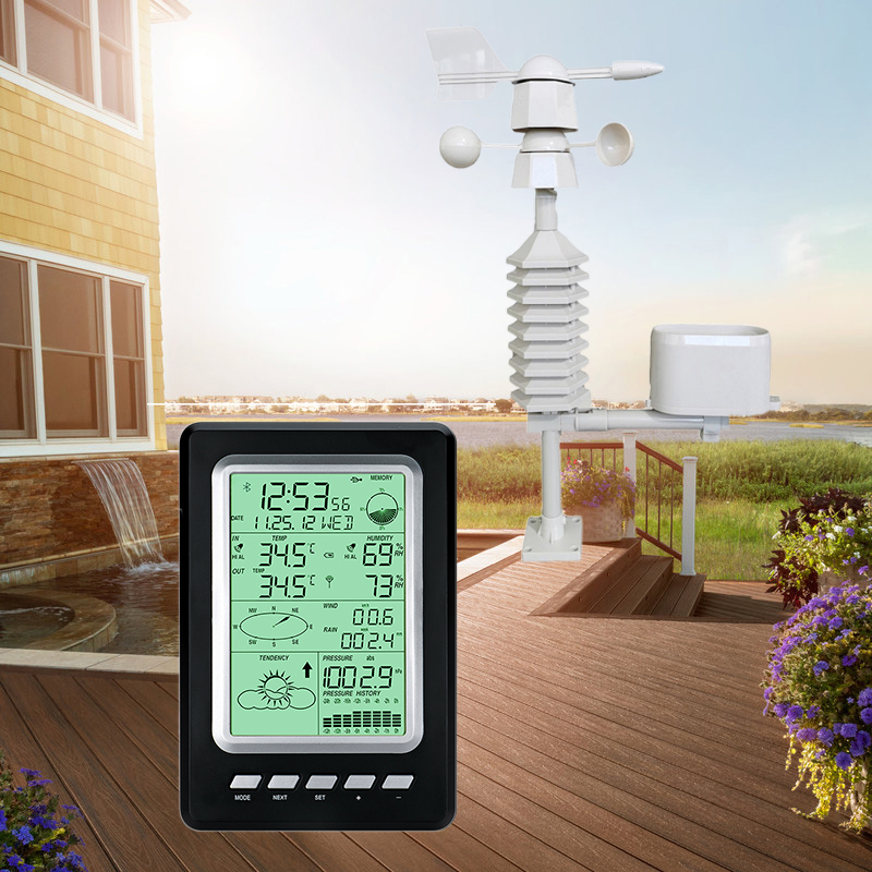 Stay Updated On Outdoor Temperature Humidity With Mobile App Wireless Weather Station