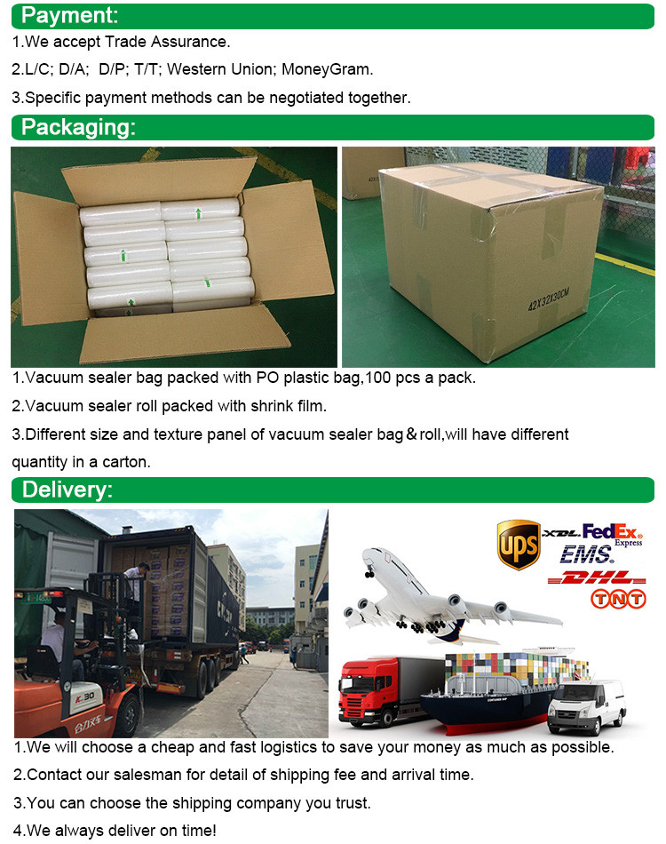 Embossed 3.5 Mil 30x500cm Foodsaver Vacuum Seal Rolls