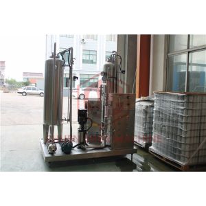  Soft Drink Water Making Machine Two Tanks Carbonated Water Bottle Filling Manufactures
