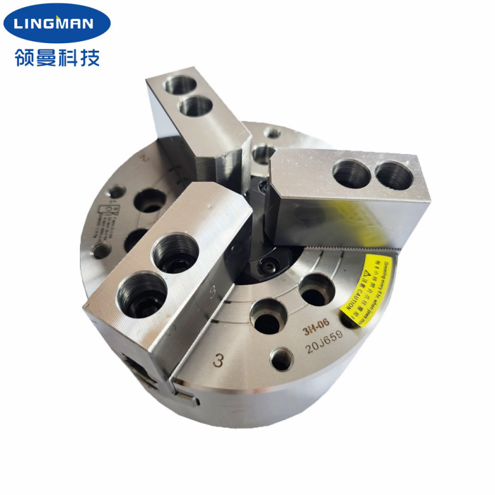 Through Hole 3 Jaws CNC Machine Power Hydraulic Lathe Chuck