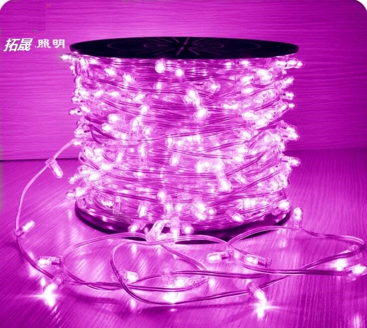 100m led string lights outdoor crystal clip copper fairy lights 666 led 12v rgb xmas light