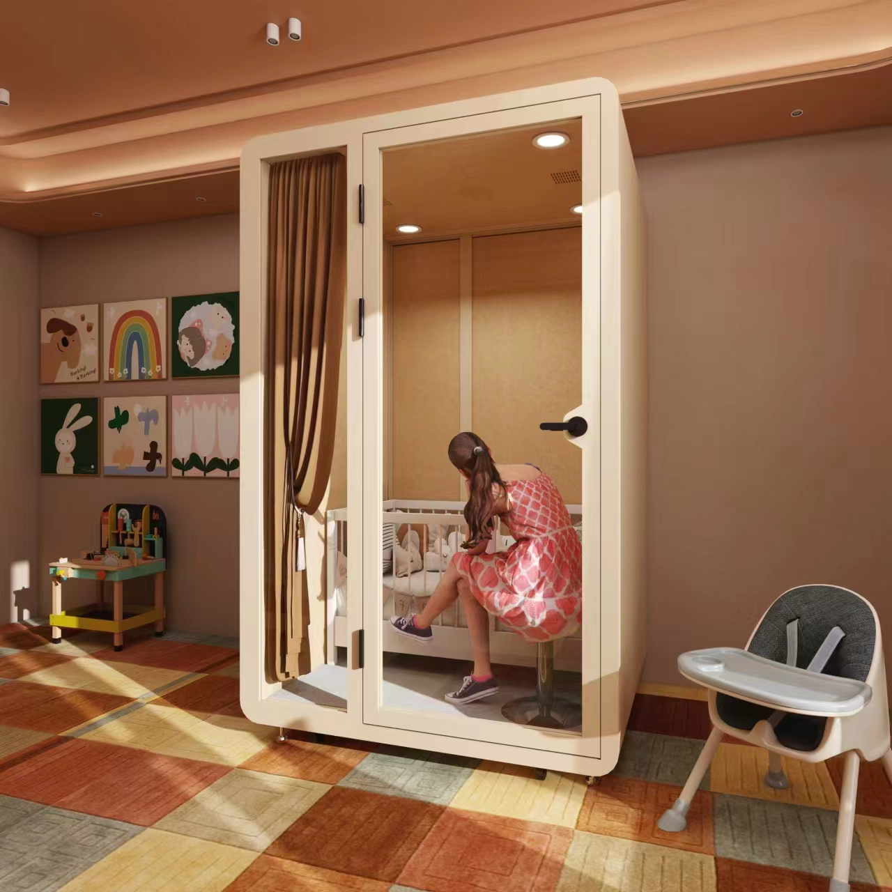 Multi-functional Portable and Customizable Soundproof Sleeping Pod Acoustic