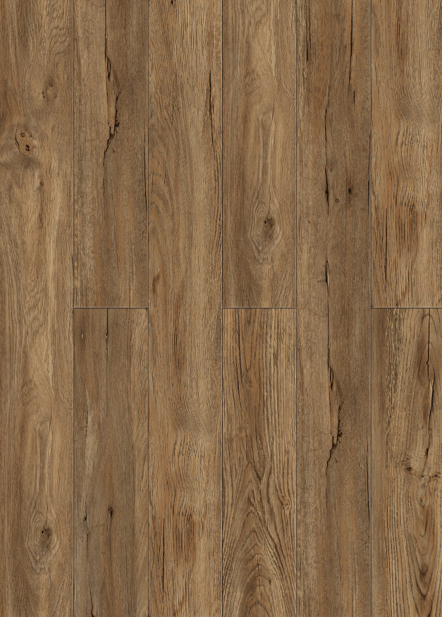 Scratch Resistant SPC Wood Flooring 183x1220mm Country Oak GKBM DP-W82264