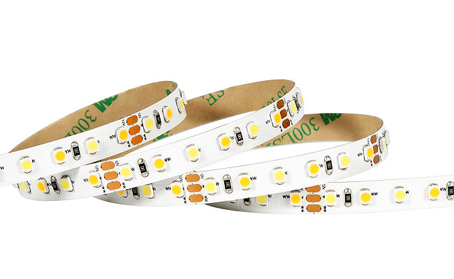 Flexible SMD 3528 LED Strip Light Low Voltage Two Color 120LEDs UL Certified