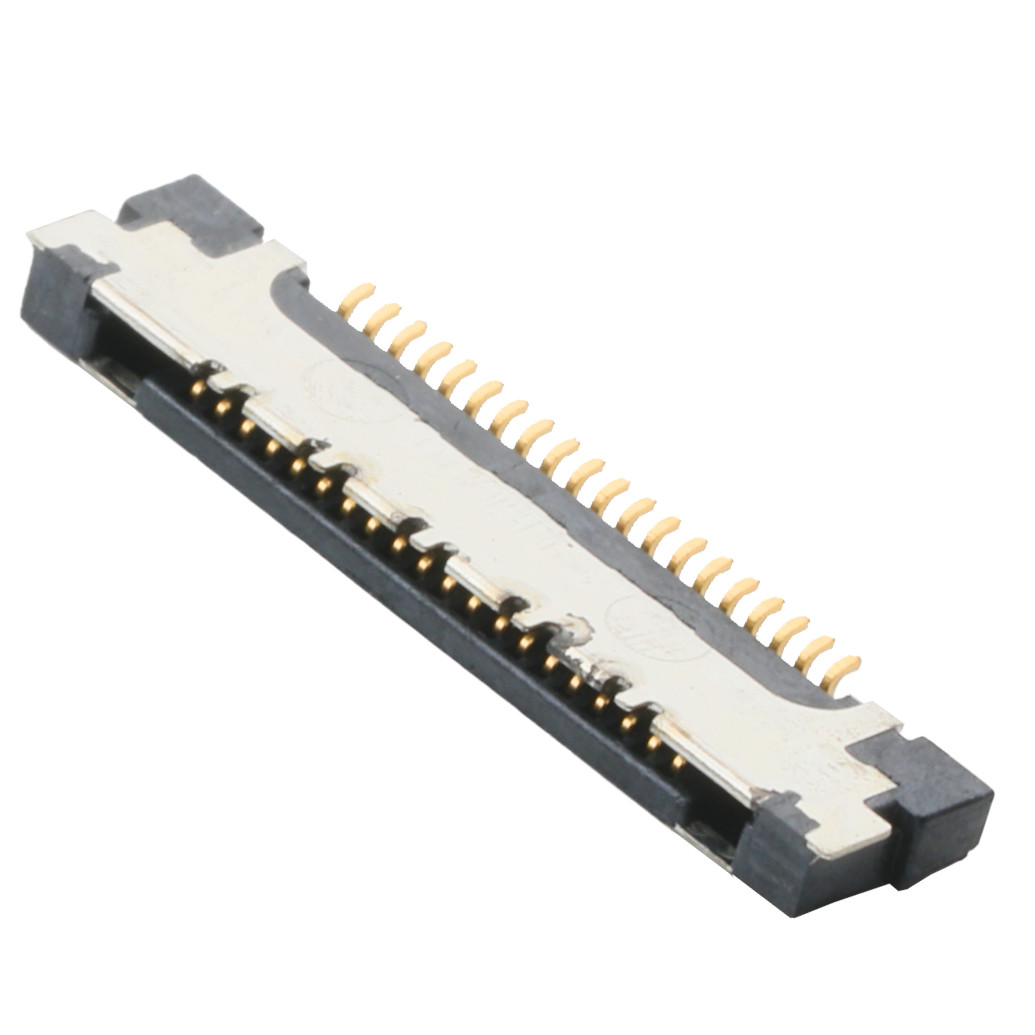 Board Side Micro Coaxial Cable Connector Is Right Angle Type