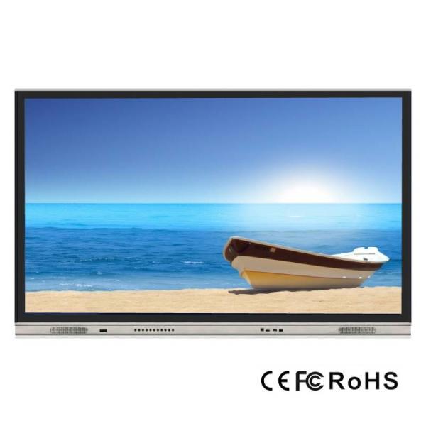 Aluminum Alloy Interactive Touch Screen Monitor Low Radiation 4k 3840*2160