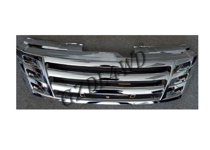 Silver GZDL4WD 4x4 Car Front Grill Isuzu Dmax Accessories 2012 2014