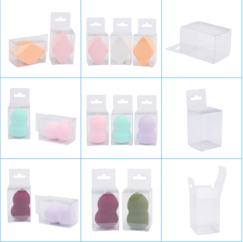 Plastic Packaging Printed PVC Box , Plastic Transparent Cosmetic Box For Gift