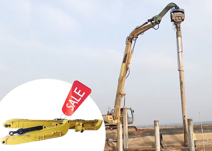 25ton-28tonne Excavator Pile Driving Arm For Piling Higher