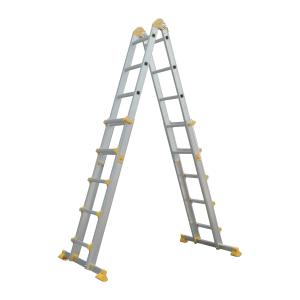  Robust Strength Aluminum Telescopic Ladder 4x5 Collapsible Extension Ladder Manufactures