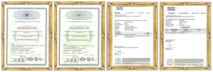 FSC Green Colored Book Binding Board Good Stiffness For Folder Customized