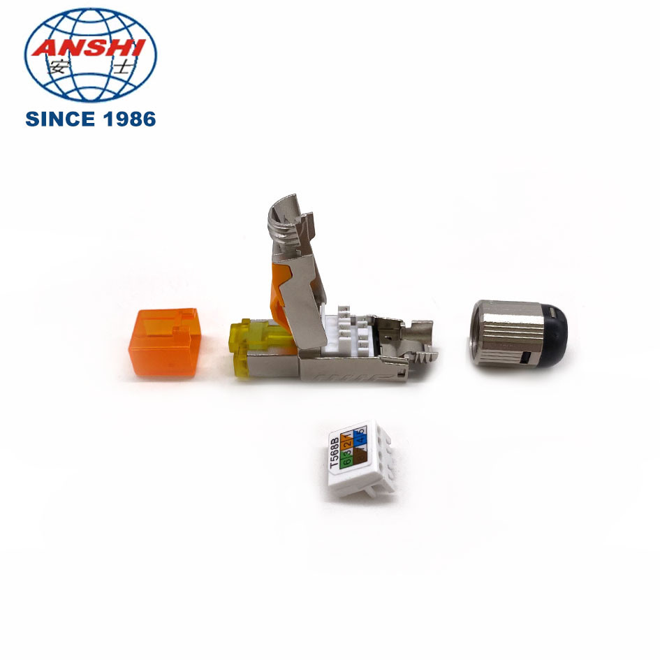 PC RJ45 Unshielded Connector For Network Communication