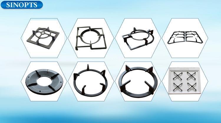 Sinopts Custom Gas Cooker Spare Parts Cast Iron Pan Support Gas Hob Gas Stove Accessories